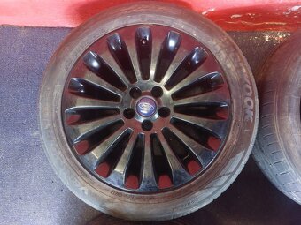 ALU disky Ford 5x108 R17 s letními pneu 215/55 R17 - 2