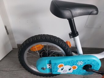 Dětské kolo btwin 14" s kolecky - 2