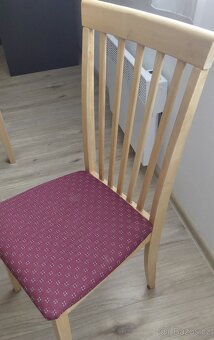 Krásný jídelní stůl masiv buk + 4 židle - 2