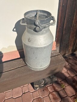 Hliníková konev na mléko - 2