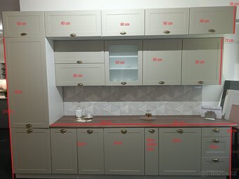 Moderní nepoužitá kuchyně NATALI krémová - 2