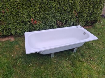Plechová vana 160x70 s nožičkami - 2