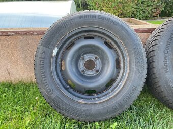 Sada kol R15, 4x108 + zimní pneu Continental - 195/65 R15 - 2