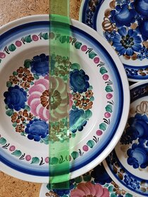 Ozdobné talíře, malované talíře, Fajans, Polsko - 2