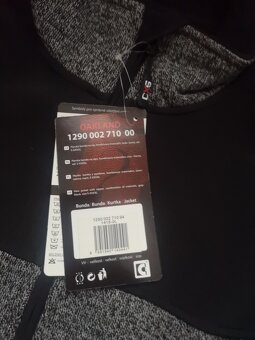 panská pletená softshellová bunda vel. L - 2