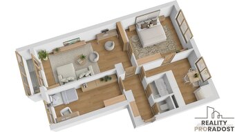 Prodej družstevního bytu 3+1 s lodžií v Ostravě-Porubě - 2