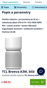 Čistička vzduchu TCL Breeva A3W - 2