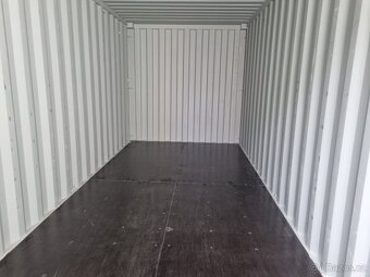 Lodní kontejner 6m – námořní modrá barva - 2