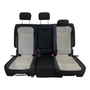 Sedačky černá látka šedá alcantara VW Tiguan 5NB 2 gen. 21 - 2
