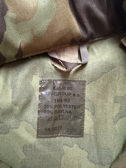 Vojenský kabát vz. 95. - 2