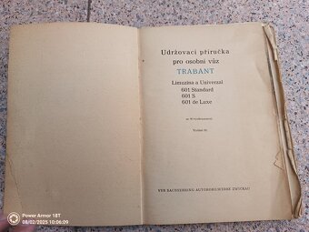 TRABANT 601 - DÍLENSKÁ PŘÍRUČKA - 2