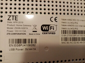 ZTE ZXHN H267A - 2