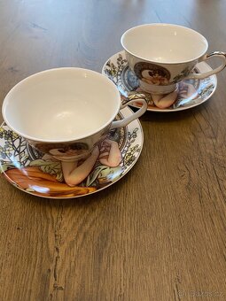 Porcelánové šálky a podšálky - 2