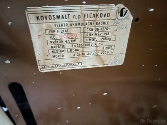 Akumulační kamna - 2