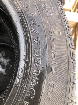 ZÁTĚŽOVÉ PNEU 215/70 R15 C CENA ZA 2KS - 2
