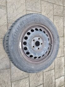 Plechové disky 6Jx15 H2 ET47 s pneu 195/65R15 91H - 2