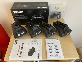 THULE RAPID SYSTÉM 757 - sada patek se zámky - 2