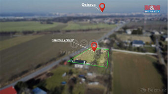 Prodej pozemku k bydlení, 2706 m², Ostrava-Polanka n. Odrou - 2