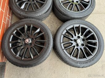 Alu 17" 5x112, škoda "CEPEUS Grafit" letní 70% TOP - 2