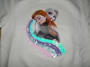 Nová mikina s Elsou a Annou zn. H&M vel.110/116 - 2