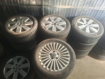 Alu kola 16" 5x108 ET 52,5 origo Ford letní pneu Mondeo mk3 - 2