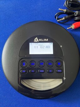 Přenosný CD přehrávač/discman KLIM NOMAD Bluetooth, TF karta - 2