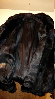 Dámské kožešinové paleto z králíka XL - 2