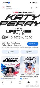 Lístky na Katty Perry do SKYBOXU - 2