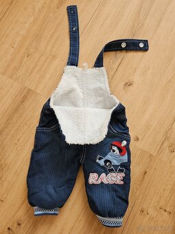 Zimní zateplené kalhoty vel. 68 (3-6 měs) - 2