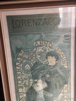 Velký zarámovaný plakát Mucha - 2