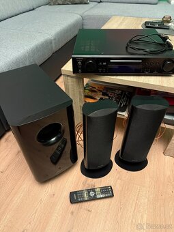 Domácí kino Onkyo 2.1 + zesilovač a dál. ovládání - 2
