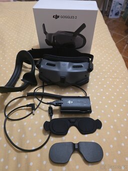 DJI Goggles 2 + lepší maska a držák baterie - 2