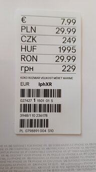 Apple silikonový obal iphone XR - nový - 2