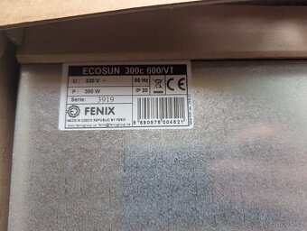 Sálavý panel Ecosun 300c 600/VT - 2