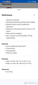 Nový zahradní set nábytku - 2