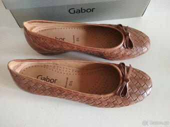 kožené baleríny vel 5,5 – Gabor - 2