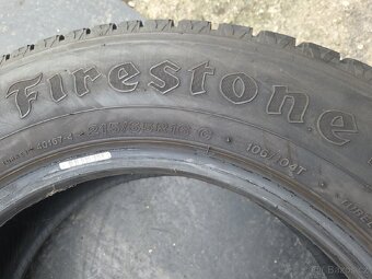 Pěkné zimní pneu Firestone Vanhawk 2 215/65/16C - 2