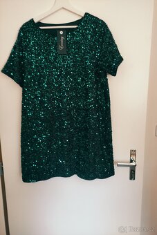 Vánoční šaty- Nové s visačkou,vel 46 - 2
