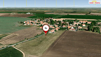 Prodej stavebního pozemku 970 m² v obci Břežany I, okres Kol - 2