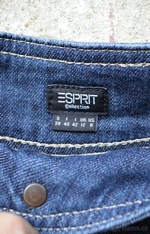 Riflová skládaná sukně Esprit vel. 42 - 2