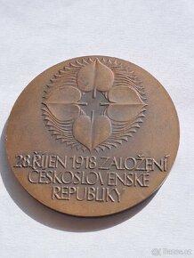 Medaile T.G.Masaryk 50.výročí vzniku ČSR - 2