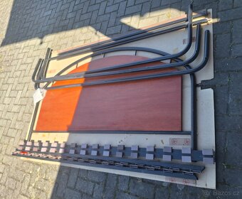 Daruji za odvoz dvojpostel, šíře 170 cm, kovová - 2