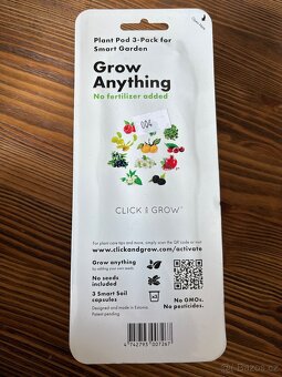 Click and Grow Smart Garden 3 chytrý květináč + 3ks kapslí - 2
