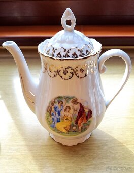 Luxusní porcelánová čajová souprava Bohemia Loučky - 2