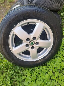 Alu kola 5x100 Octavia,Fabia,Roomster,Rapid 195/65 R15 - 2