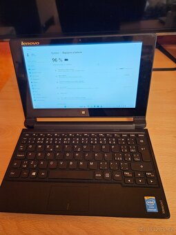 Malý notebook Lenovo Flex 10 (Dotykový, 4GB/256GB SSD) - 2