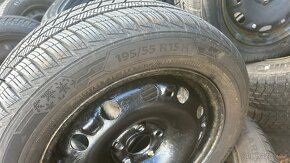 5x100 195/55R 15 zimní - 2