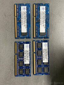 Paměti NANYA 2GB RAM DDR3 SO DIMM 2Rx8 a 1Rx8 - 2
