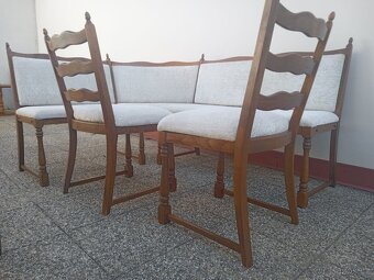 Jídelní kout, lavice + 2 židle - 2