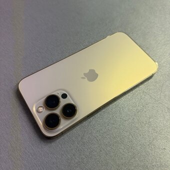 iPhone 13 Pro 256GB zlatý, bez škrábance, záruka rok - 2